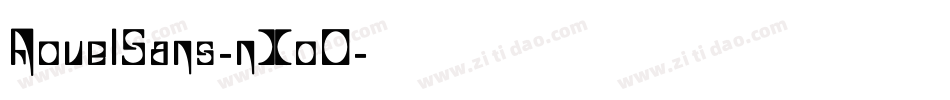 AovelSans-nXoO字体转换
