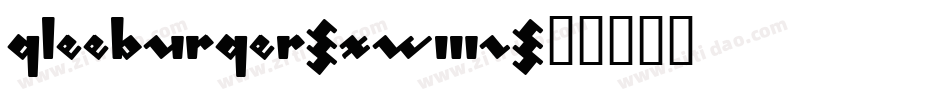 Gleeburger-0W3z字体转换