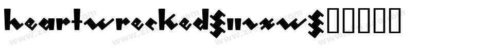 Heartwrecked-2Z0W字体转换
