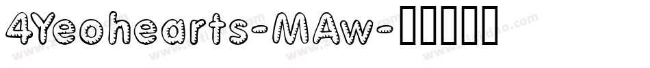 4Yeohearts-MAw字体转换