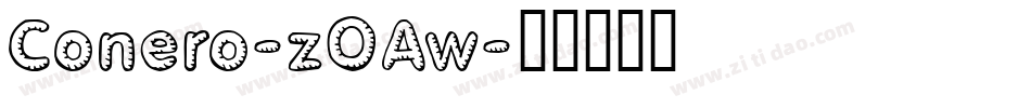 Conero-zOAw字体转换