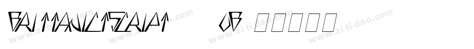 BrittanictScript-85vB字体转换