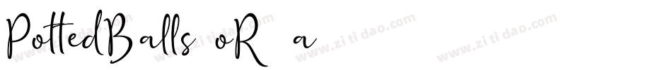 PottedBalls-oR7a字体转换