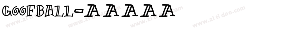 goofball字体转换