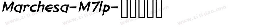 Marchesa-M7lp字体转换