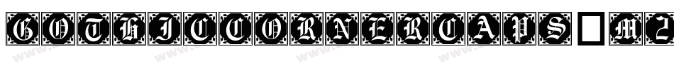 Gothiccornercaps-M2Jx字体转换