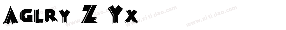Aglry-Z5Yx字体转换