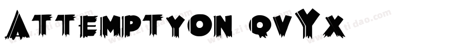 Attemptyon-qvYx字体转换