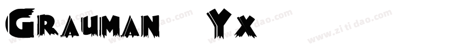 Grauman-51Yx字体转换