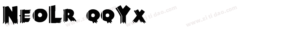 NeoLr-qqYx字体转换