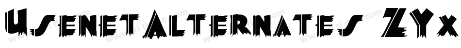 UsenetAlternates-ZYx字体转换