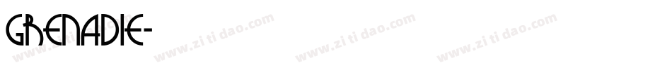 GRENADIE字体转换