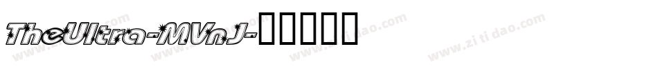 TheUltra-MVnJ字体转换