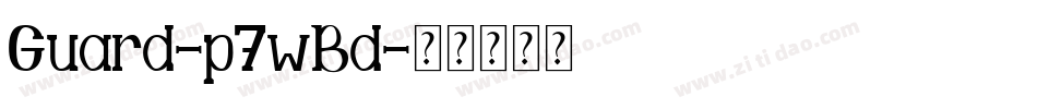 Guard-p7wBd字体转换