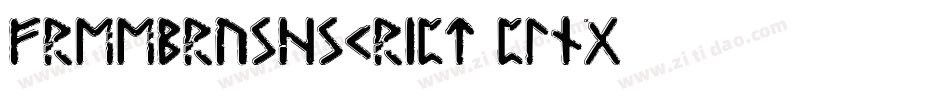 FreebrushScript-PLng字体转换