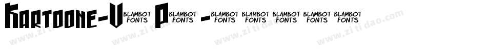 Kartoone-V4P0字体转换