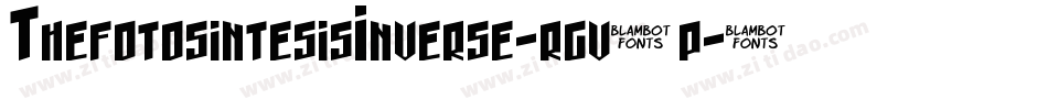 ThefotosintesisInverse-rgv4p字体转换