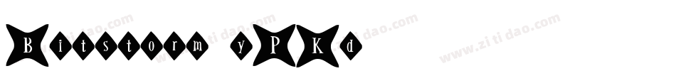 Bitstorm-yPKd字体转换