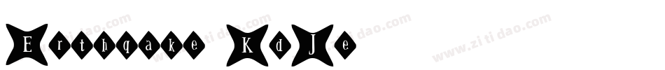 Erthqake-KdJe字体转换