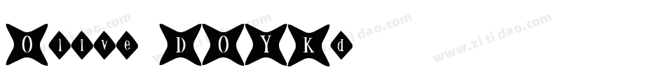 Olive-DOYKd字体转换
