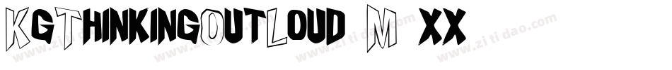 KgThinkingOutLoud-M9xx字体转换