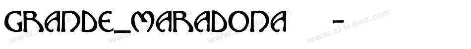 grande_maradona转换器字体转换