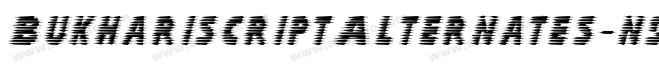 BukhariscriptAlternates-n5PV字体转换
