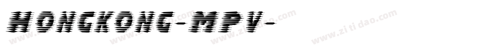Hongkong-MPv字体转换