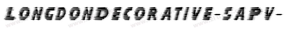 LongdonDecorative-5aPv字体转换