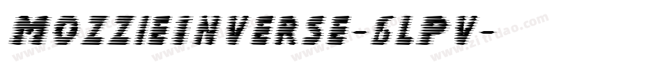 MozzieInverse-6lPv字体转换