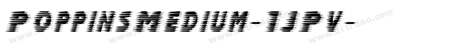 PoppinsMedium-1JPv字体转换