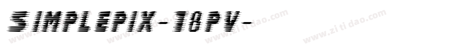Simplepix-18pv字体转换