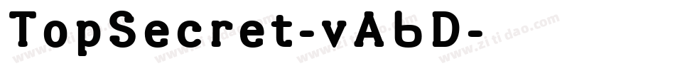 TopSecret-vA6D字体转换 TopSecret-vA6D字体转换