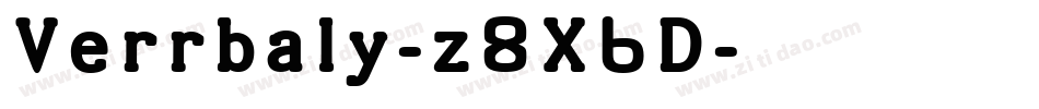 Verrbaly-z8X6D字体转换