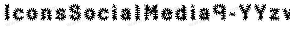 IconsSocialMedia9-YYzv字体转换