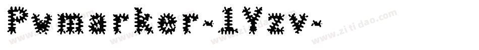 Pwmarker-1Yzv字体转换 Pwmarker-1Yzv字体转换