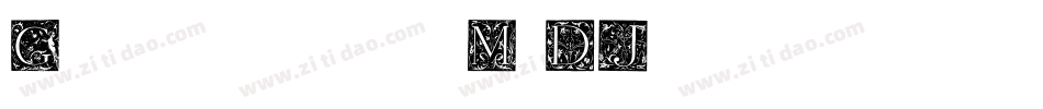 Grimnatwickbetty-MpDJ字体转换