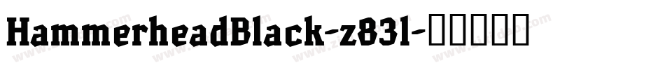 HammerheadBlack-z83l字体转换
