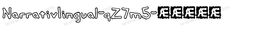 Narrativlingua1-qZ7m5字体转换
