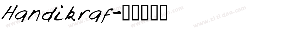Handikraf字体转换
