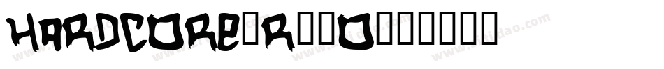 Hardcore-r01O字体转换