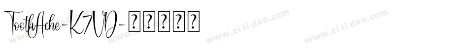ToothAche-K7VD字体转换