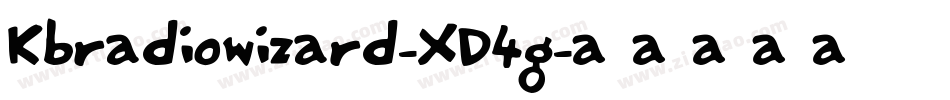 Kbradiowizard-XD4g字体转换 Kbradiowizard-XD4g字体转换