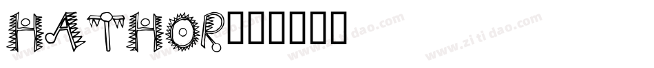 HATHOR字体转换