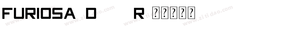Furiosa3D-0ZXr字体转换
