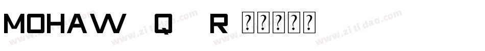 Mohawk-q3Xr字体转换