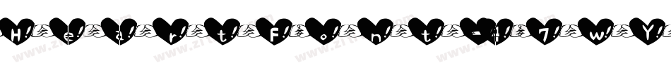 HeartFont-47wY字体转换