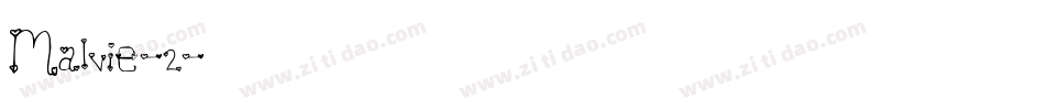 Malvie-2字体转换