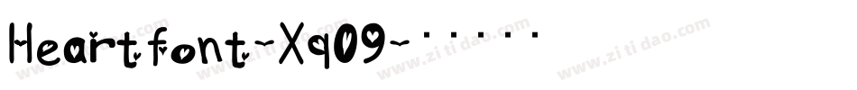 Heartfont-XqO9字体转换