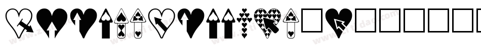 heartsnarrows-1字体转换